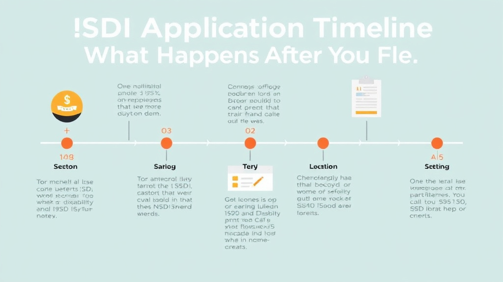 Practical checklist visual for SSDI Application Timeline: What Happens After You File