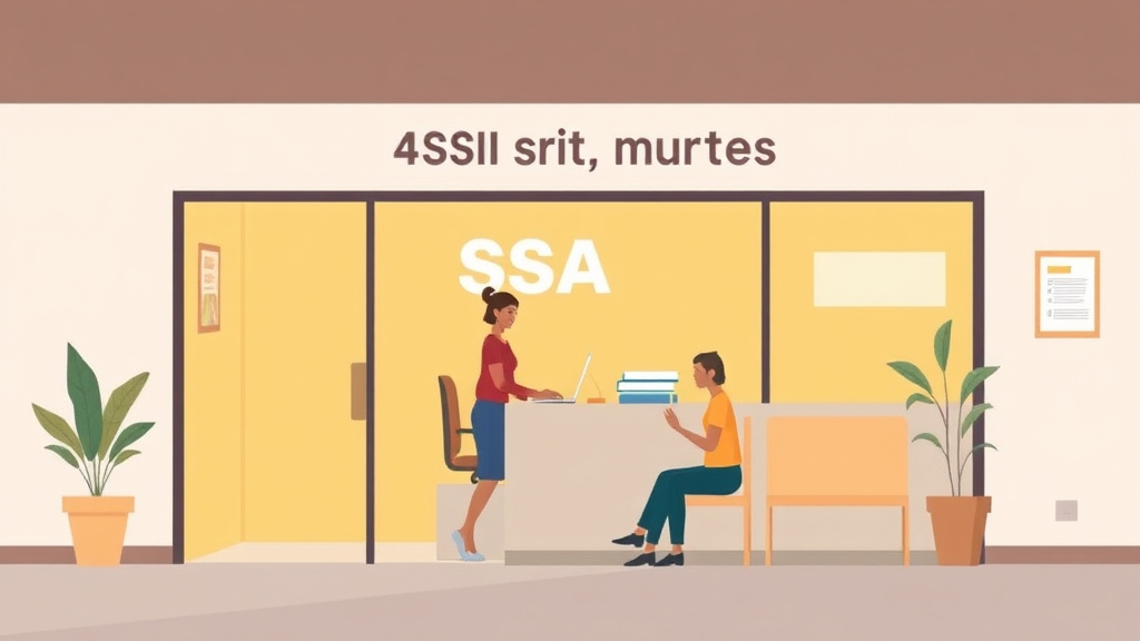 Conceptual diagram showing how applying for SSDI In Person at the SSA Office works in practice