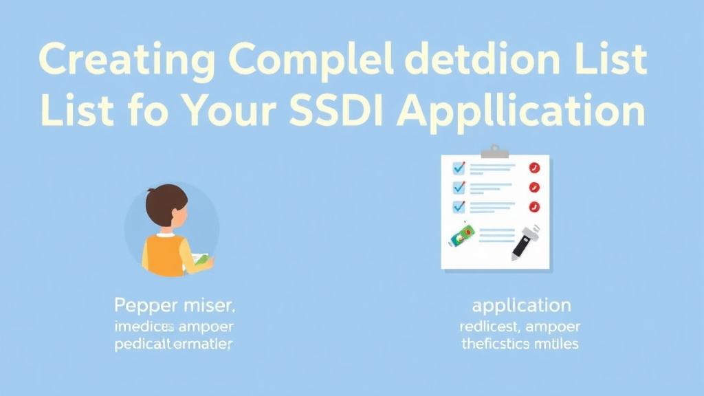 Implementation roadmap for creating a Complete Medication List for Your SSDI Application with actionable steps