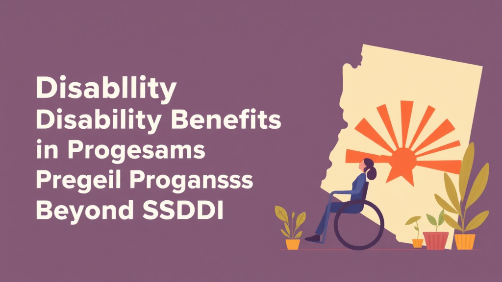 Clear illustration of disability Benefits in Arizona: State Programs Beyond SSDI with supporting details