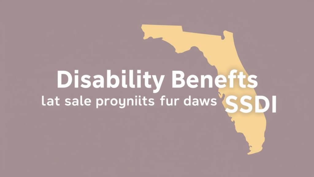 Conceptual diagram showing how disability Benefits in Florida: State Programs Beyond SSDI works in practice