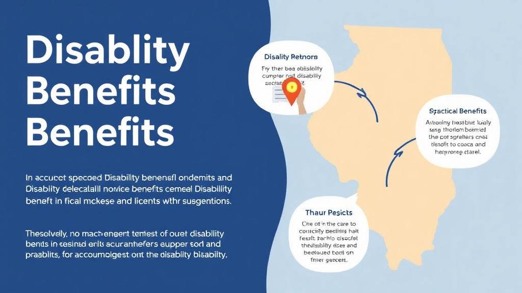 Action-oriented illustration showing how to apply disability Benefits in Illinois: State Programs Beyond SSDI