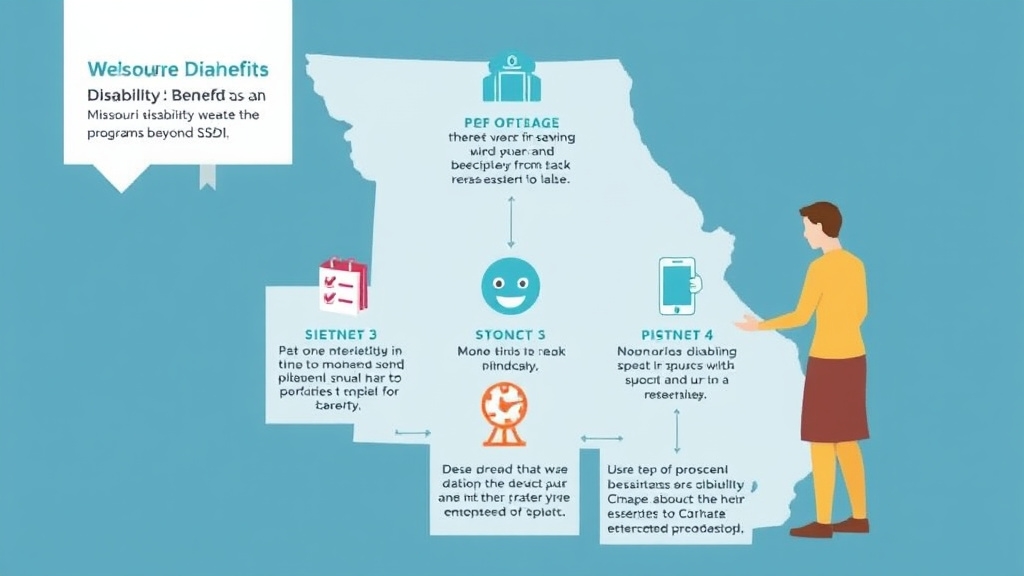 Real-world application diagram for disability Benefits in Missouri: State Programs Beyond SSDI