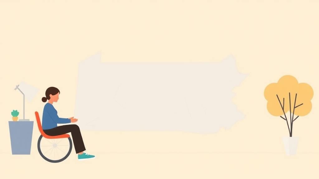 Illustration breaking down the fundamentals of disability Benefits in Pennsylvania: State Programs Beyond SSDI
