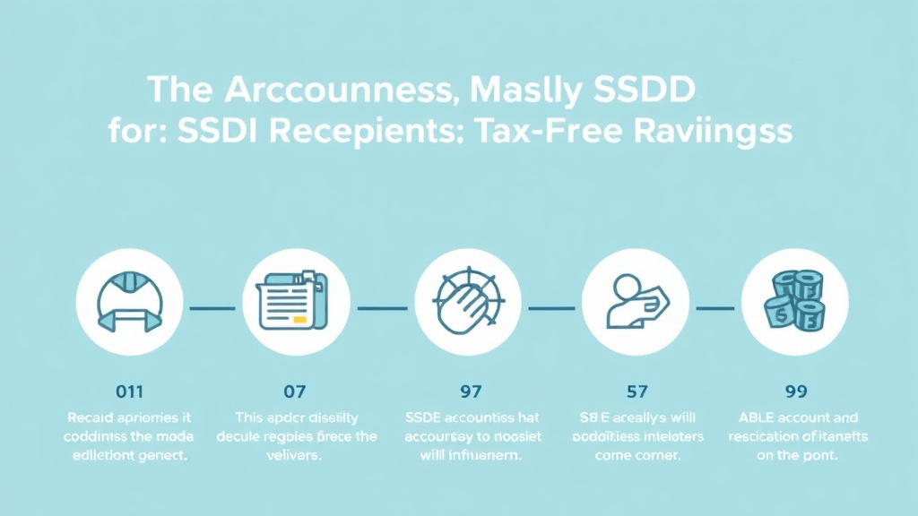 Action-oriented illustration showing how to apply ABLE Accounts for SSDI/SSI Recipients: Tax-Free Savings