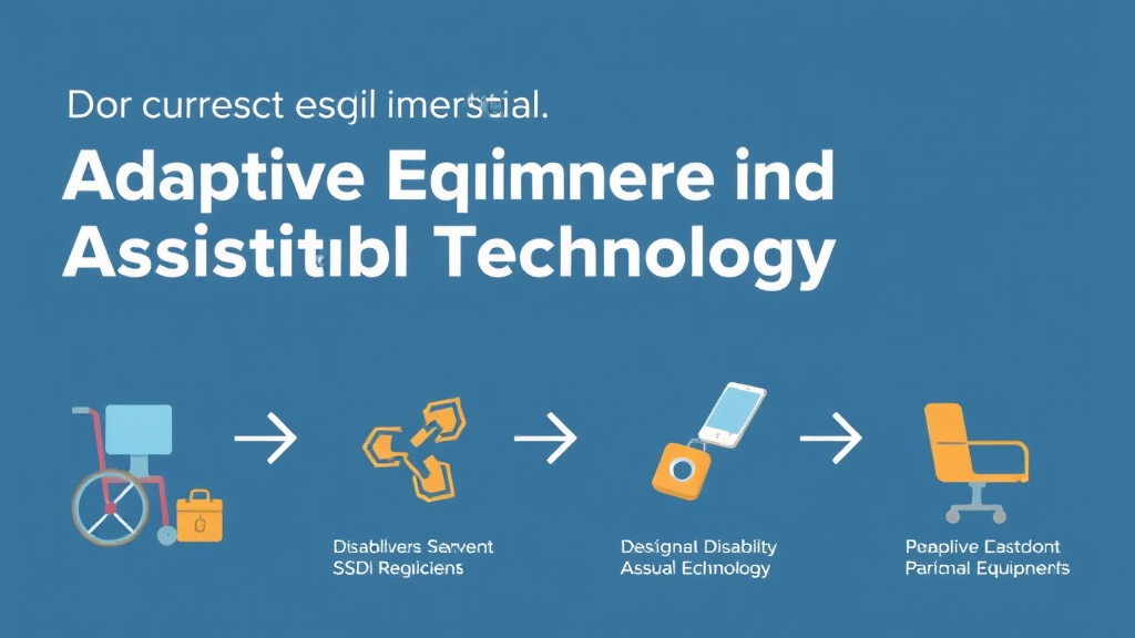Step-by-step visual guide for implementing adaptive Equipment and Assistive Technology for SSDI Recipients