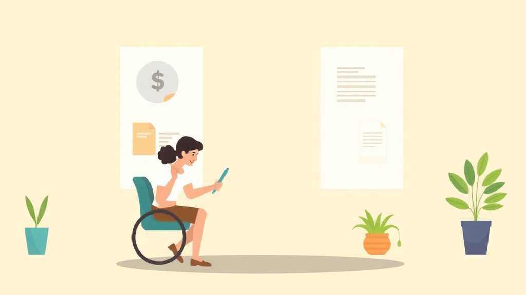 Educational graphic covering the essentials of SSDI and Bankruptcy: How Disability Affects Filing