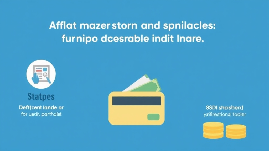 Process flow illustration for putting managing Credit Card Debt on SSDI Income into action