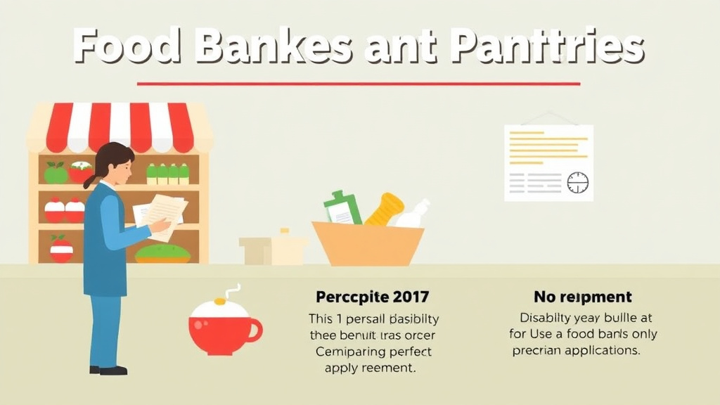 Process flow illustration for putting food Banks and Pantries for SSDI Recipients into action