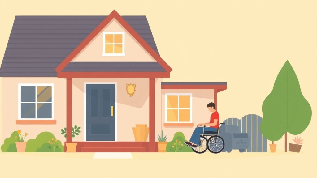 Conceptual diagram showing how home Modification Programs for SSDI Recipients works in practice