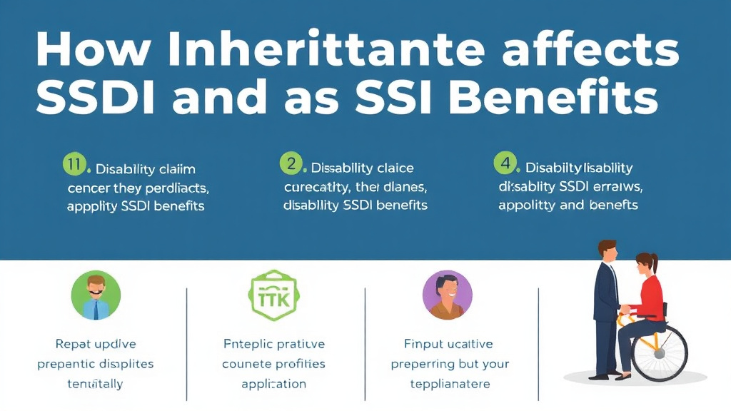 Practical workflow diagram for how Inheritance Affects SSDI and SSI Benefits