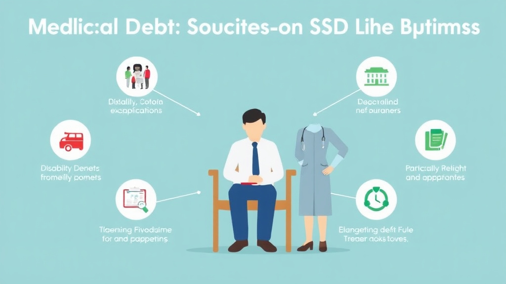 Practical checklist visual for medical Debt and SSDI: Relief Options