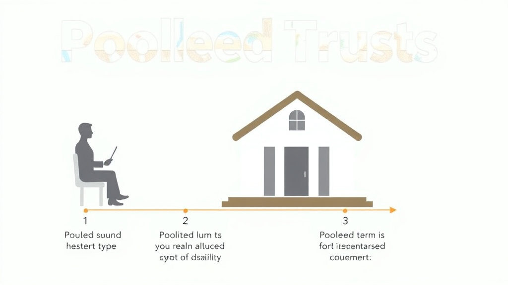 Action-oriented illustration showing how to apply pooled Trusts for SSI Recipients: Protecting Extra Income
