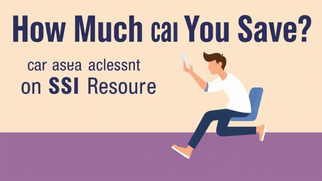 Illustration breaking down the fundamentals of how Much Can You Save on SSI? Resource Limits Explained