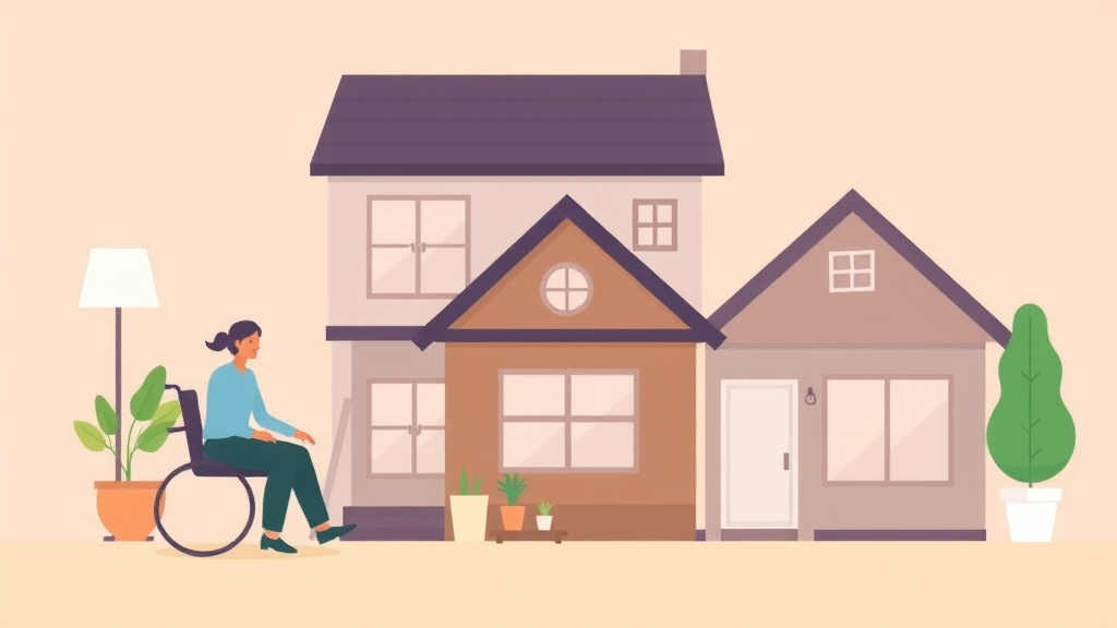 Visual overview of SSDI and Section 8 Housing: Eligibility and Income Rules with key concepts highlighted