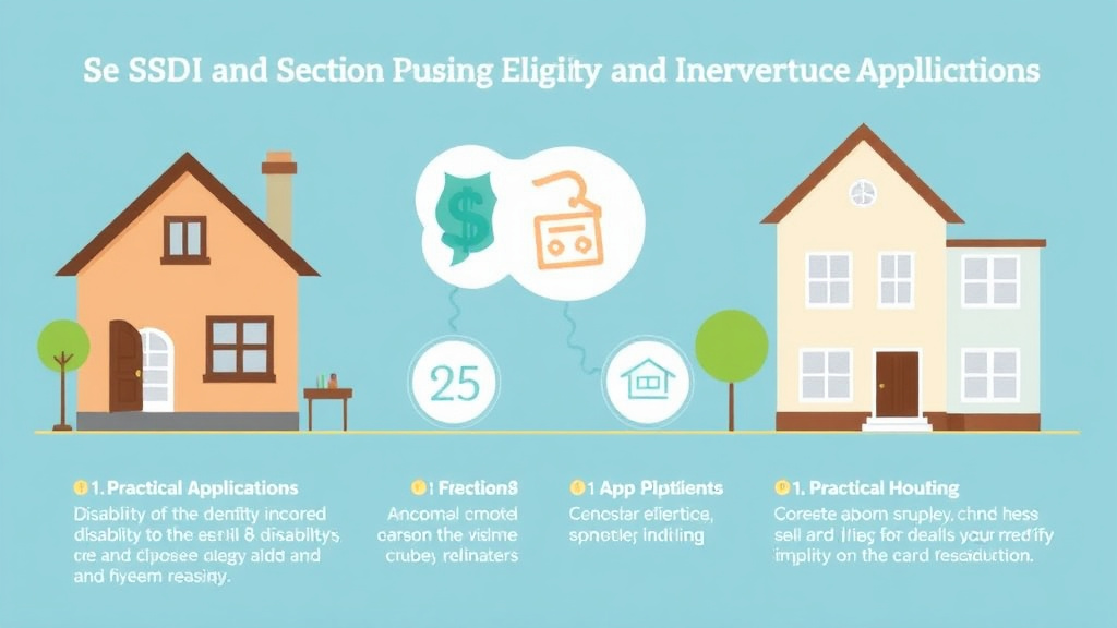 Practical checklist visual for SSDI and Section 8 Housing: Eligibility and Income Rules