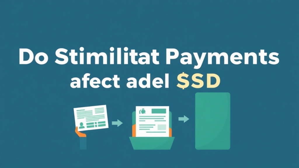 Action-oriented illustration showing how to apply do Stimulus Payments Affect SSDI and SSI?