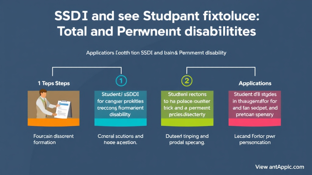Practical checklist visual for SSDI and Student Loan Discharge: Total and Permanent Disability