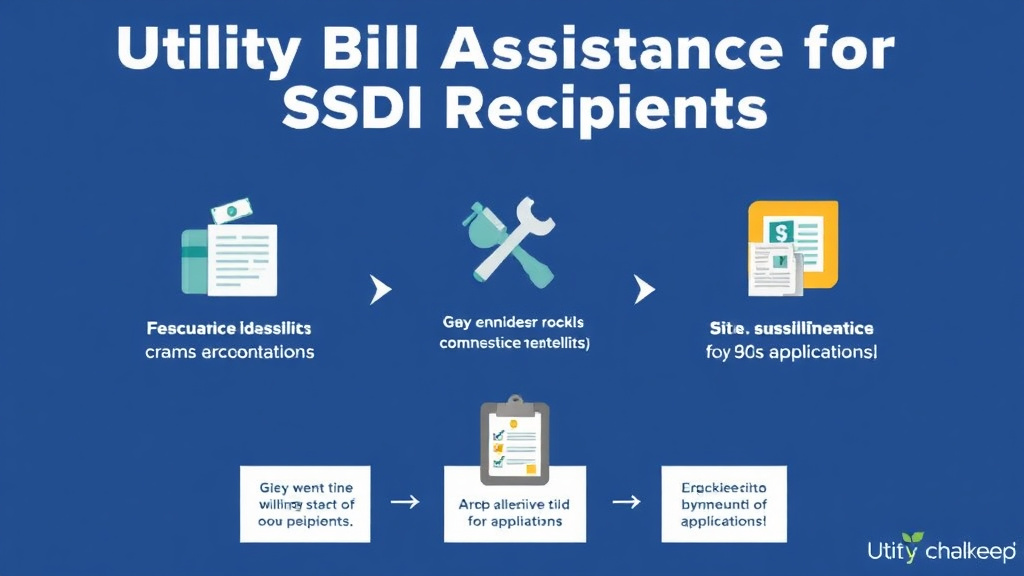 Step-by-step visual guide for implementing utility Bill Assistance for SSDI Recipients