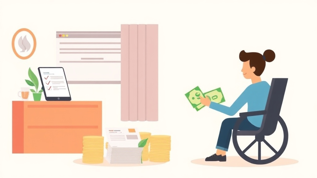 Clear illustration of SSI Emergency Advance Payment: Getting Money Fast with supporting details