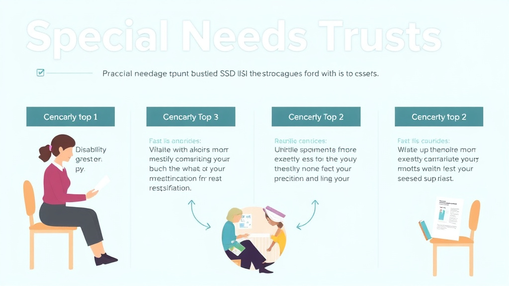 Hands-on guide visualization for special Needs Trusts for SSDI/SSI Recipients