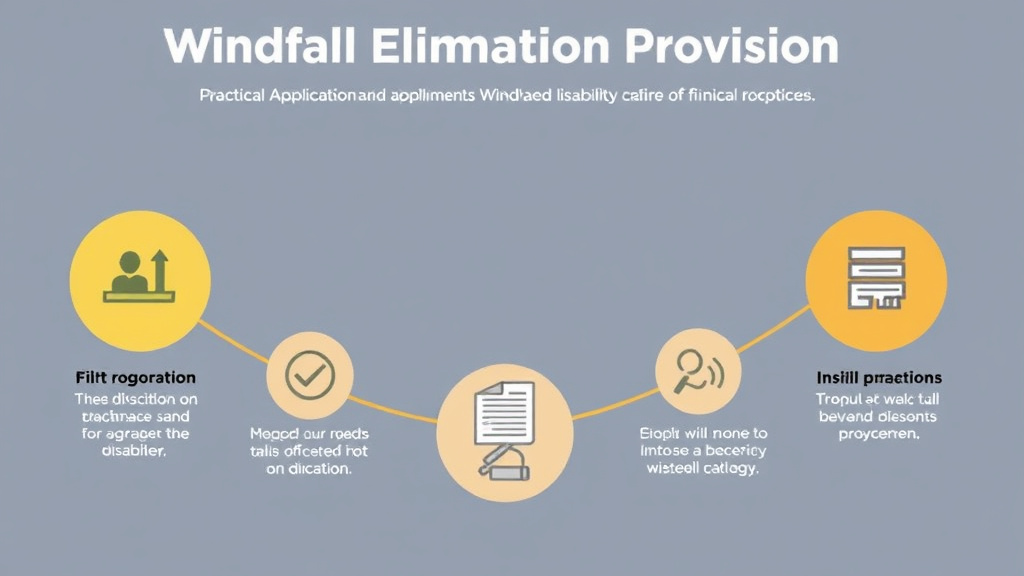 Practical workflow diagram for windfall Elimination Provision (WEP) and SSDI