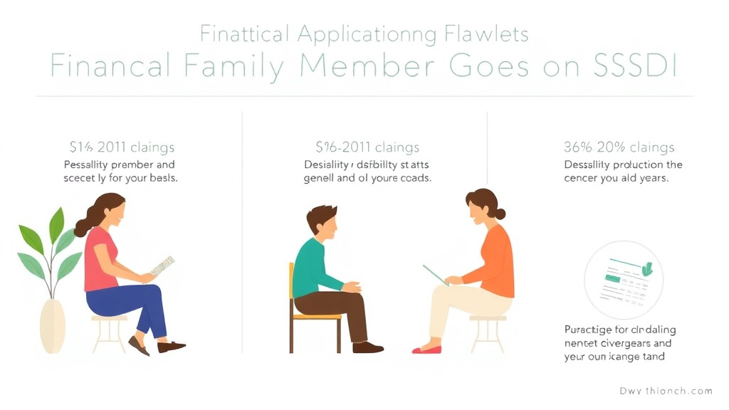 Step-by-step visual guide for implementing financial Planning When a Family Member Goes on SSDI
