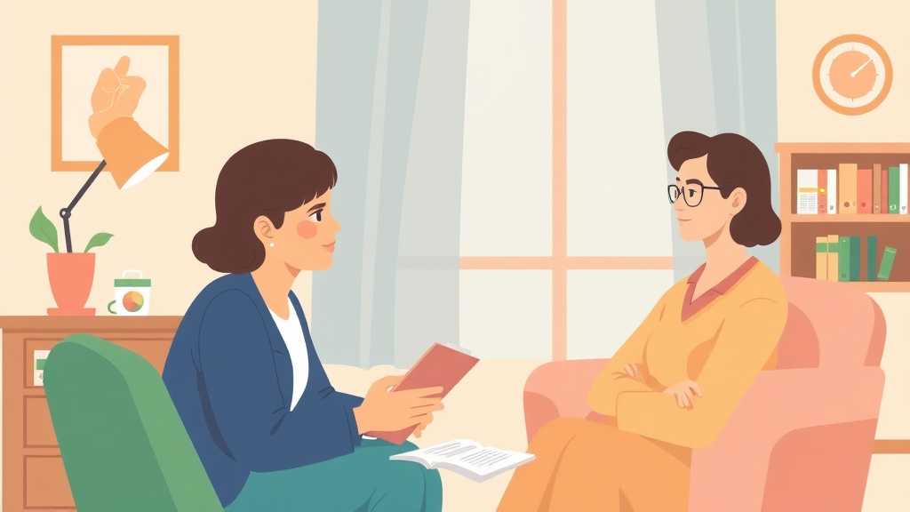 A professional illustration depicting managing an SSDI Denial as a Caregiver: Next Steps