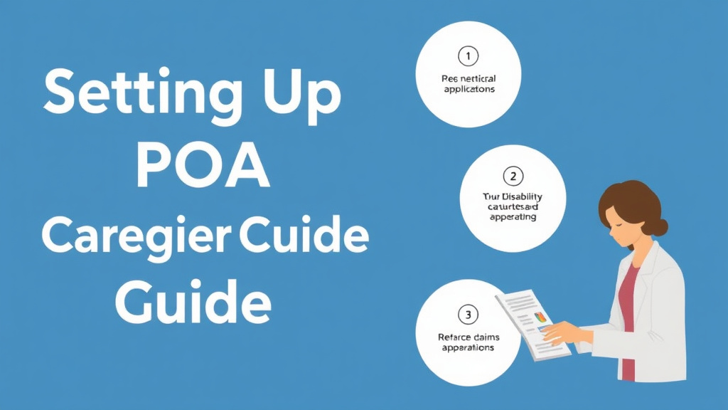 Practical checklist visual for setting Up POA for SSA: Caregiver Legal Guide