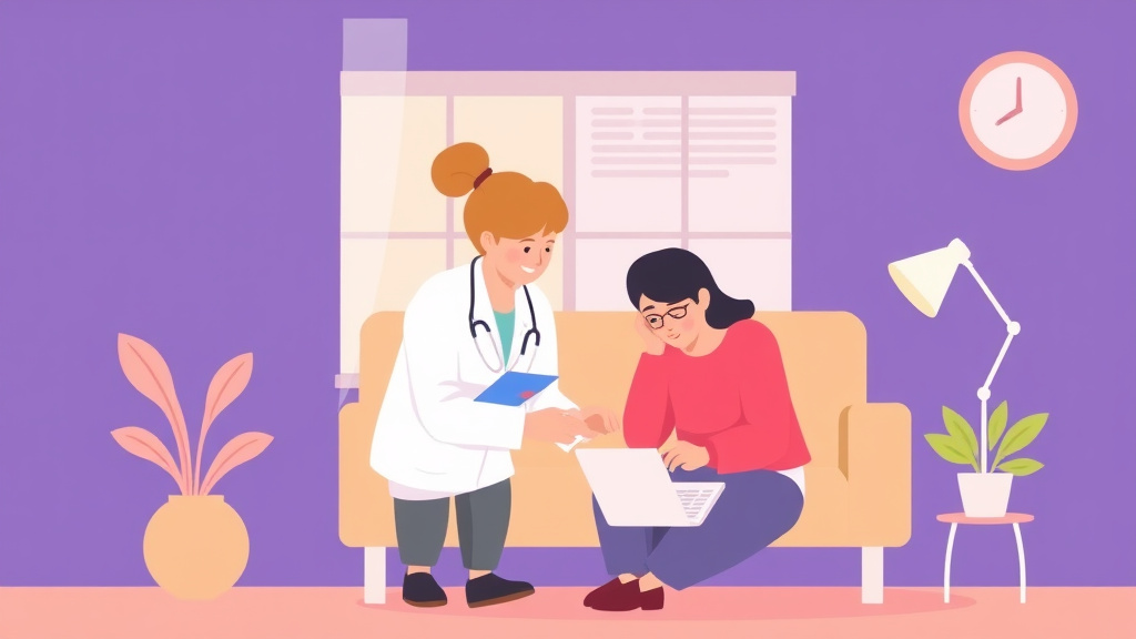 Conceptual diagram showing how caregiver's Role in an SSDI Application works in practice