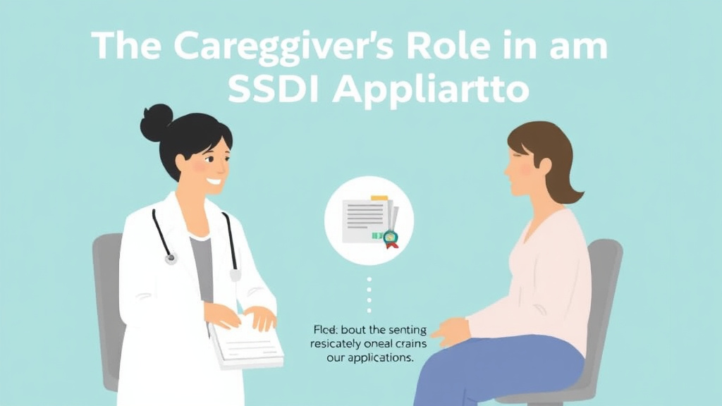 Practical workflow diagram for caregiver's Role in an SSDI Application