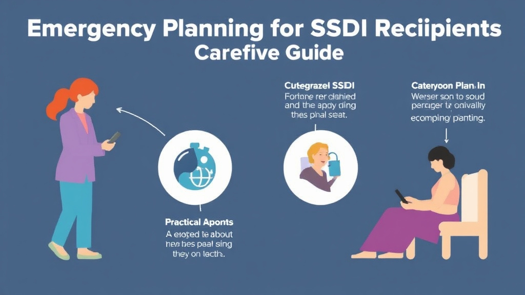 Real-world application diagram for emergency Planning for SSDI Recipients: Caregiver Guide