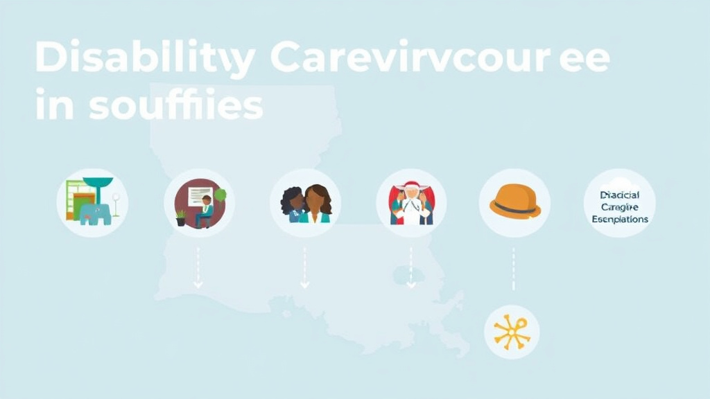 Hands-on guide visualization for disability Caregiver Resources in Louisiana