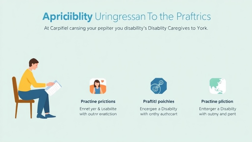 Practical checklist visual for disability Caregiver Resources in New York