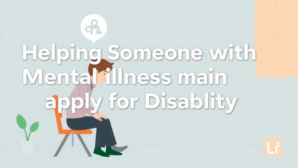 Practical workflow diagram for helping Someone with Mental Illness Apply for Disability