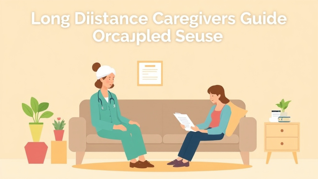 Clear illustration of long-Distance Caregiver's Guide to SSDI Applications with supporting details