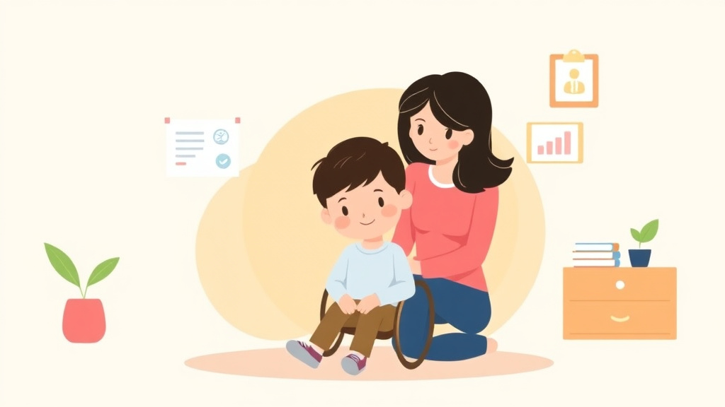 Clear illustration of managing SSI Benefits for a Disabled Child: Parent's Guide with supporting details