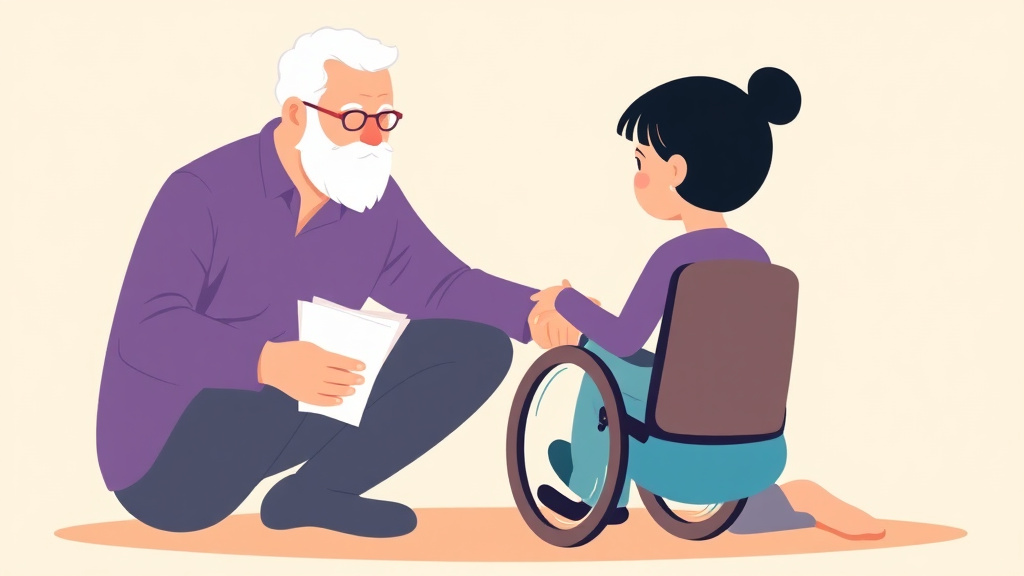 A professional illustration depicting what Happens to a Disabled Child's Benefits When a Parent Dies