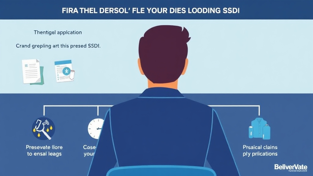 Practical workflow diagram for managing SSDI After a Parent Dies: Survivor Benefits Guide