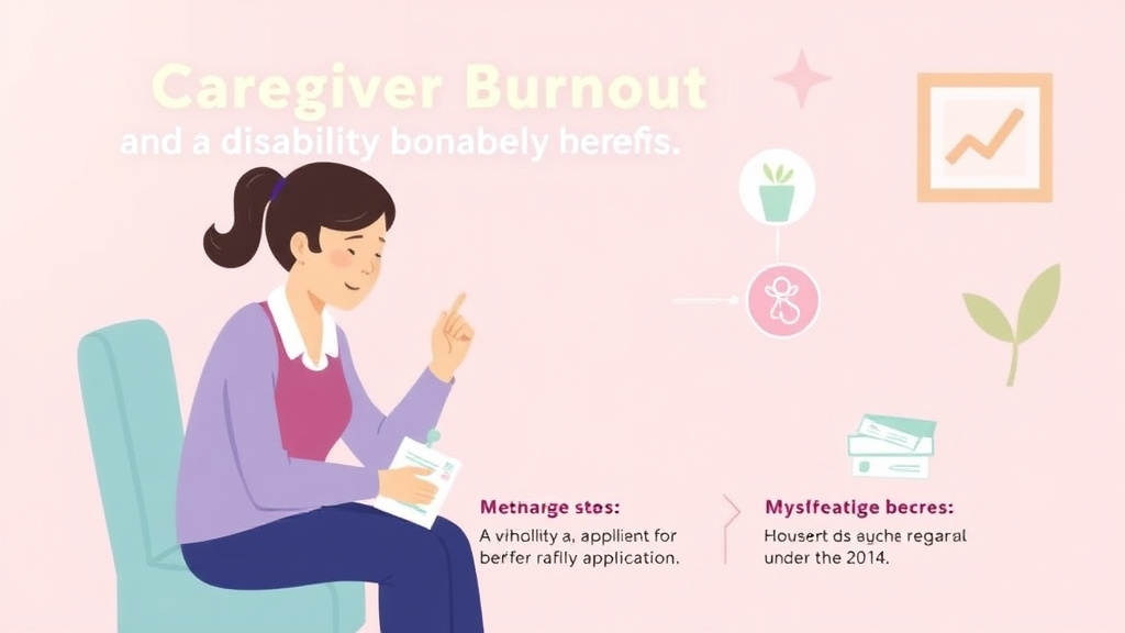 Hands-on guide visualization for caregiver Burnout and Disability Benefits: Getting Help