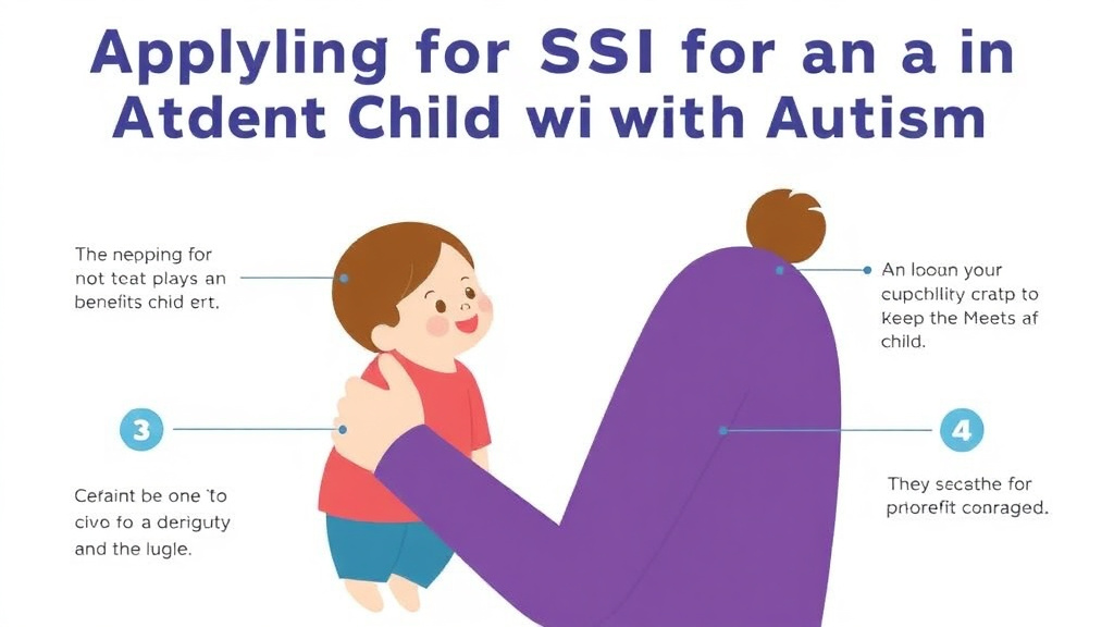 Practical workflow diagram for applying for SSI for an Adult Child with Autism: Parent Guide