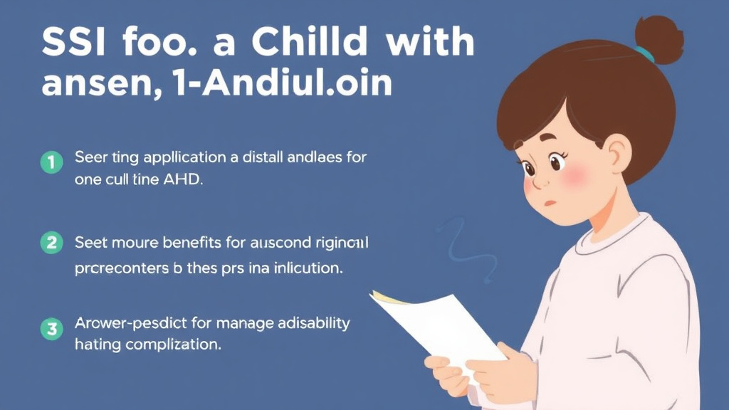 Practical workflow diagram for SSI for a Child with ADHD: Does Your Child Qualify?