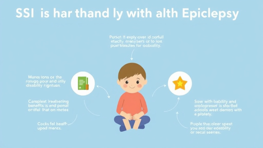 Action-oriented illustration showing how to apply SSI for a Child with Epilepsy: Parent's Guide