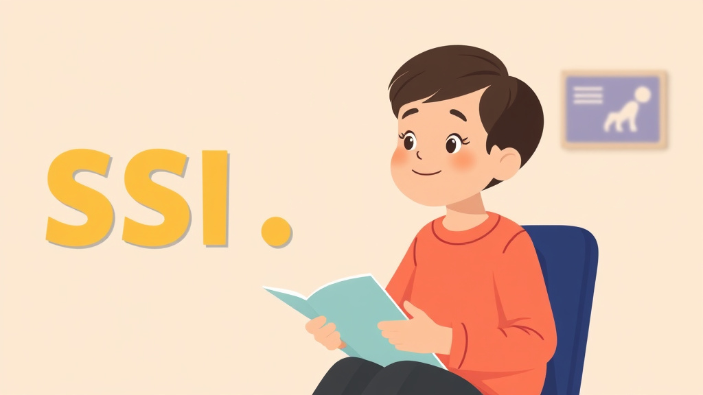 Visual overview of SSI for a Child with Learning Disabilities with key concepts highlighted