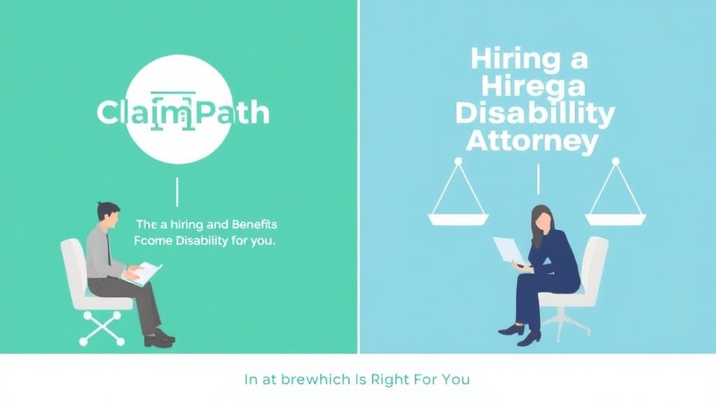 Hands-on guide visualization for claimPath vs Hiring a Disability Attorney: Which Is Right for You?