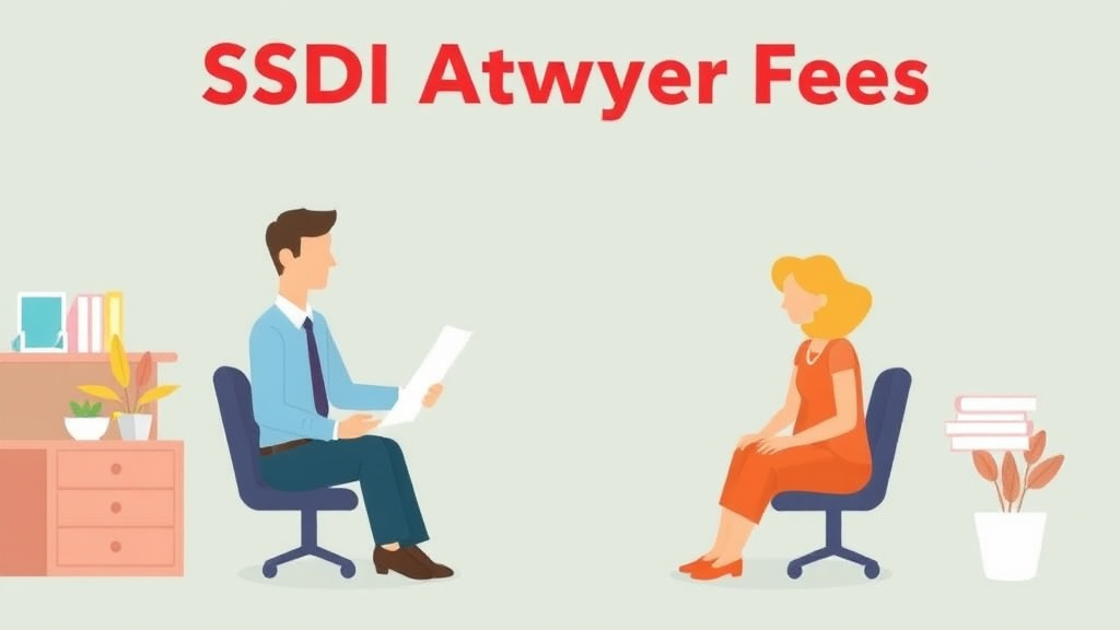 Detailed visual representation of SSDI Attorney Fees Explained: The 25% Rule and $7,200 Cap