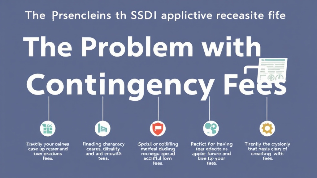 Real-world application diagram for problem with SSDI Contingency Fees