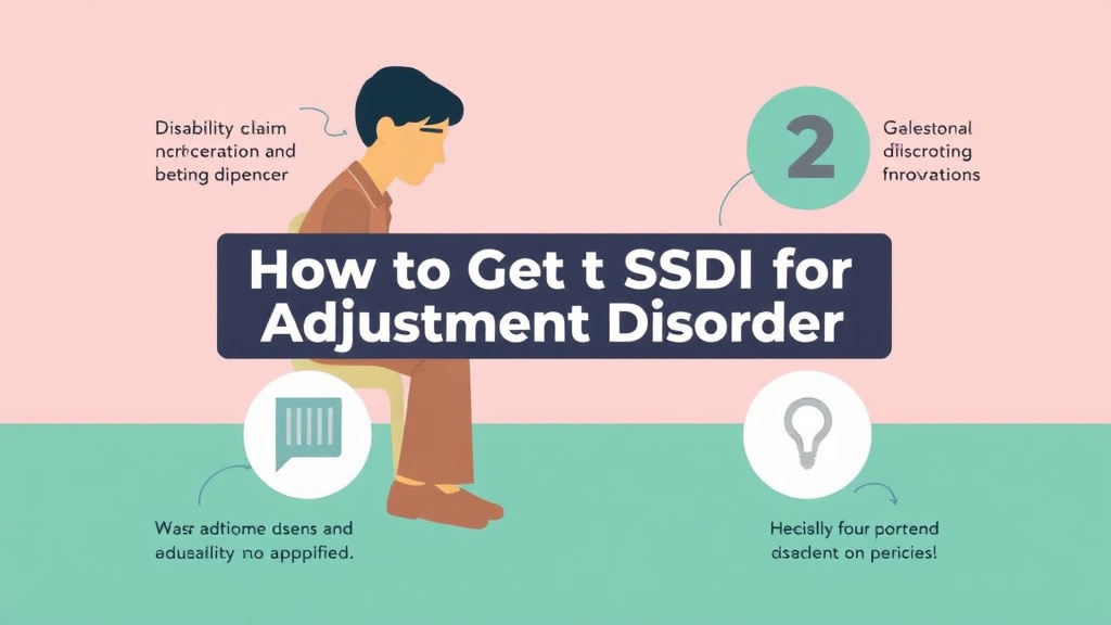 Practical workflow diagram for get SSDI for Adjustment Disorder: What the SSA Needs to Approve You