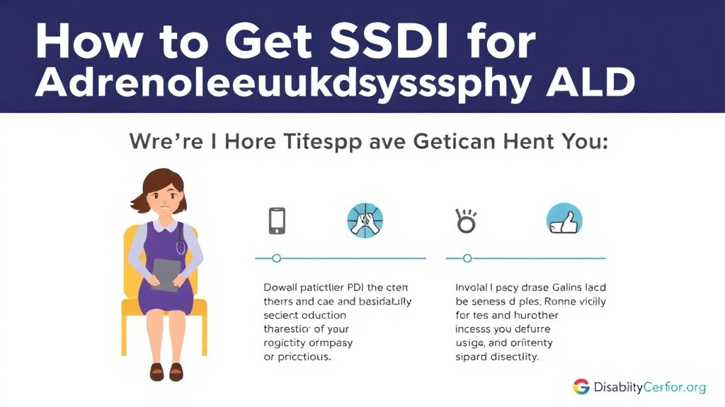 Implementation roadmap for get SSDI for Adrenoleukodystrophy (ALD): What the SSA Needs to Approve You with actionable steps