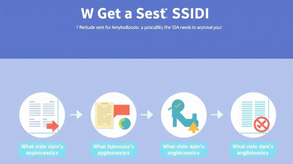 Real-world application diagram for get SSDI for Amyloidosis: What the SSA Needs to Approve You